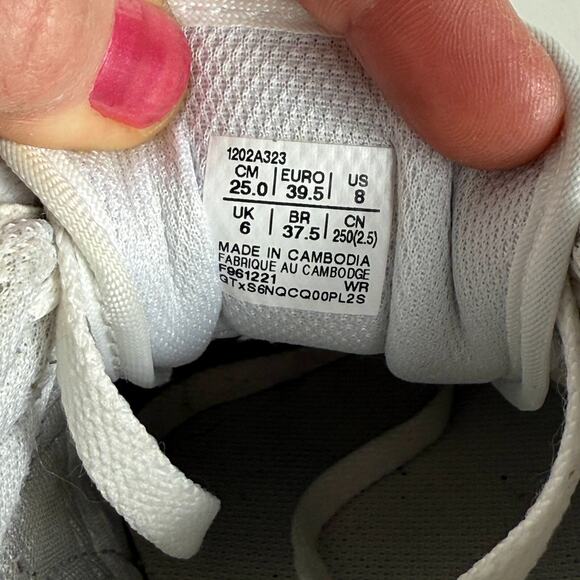 Asics Japan S Platform Sneakers Women's 8 White Leather Lace-Up Athletic Shoes - Picture 10 of 10